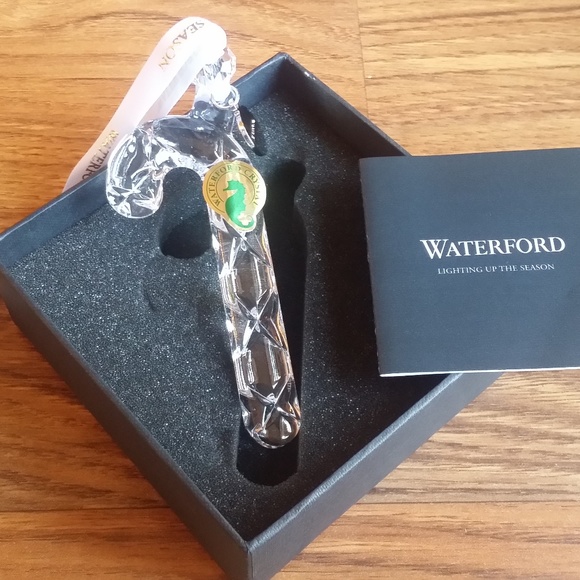WATERFORD 2018 Mini Candy Cane Ornament NEW in BOX
